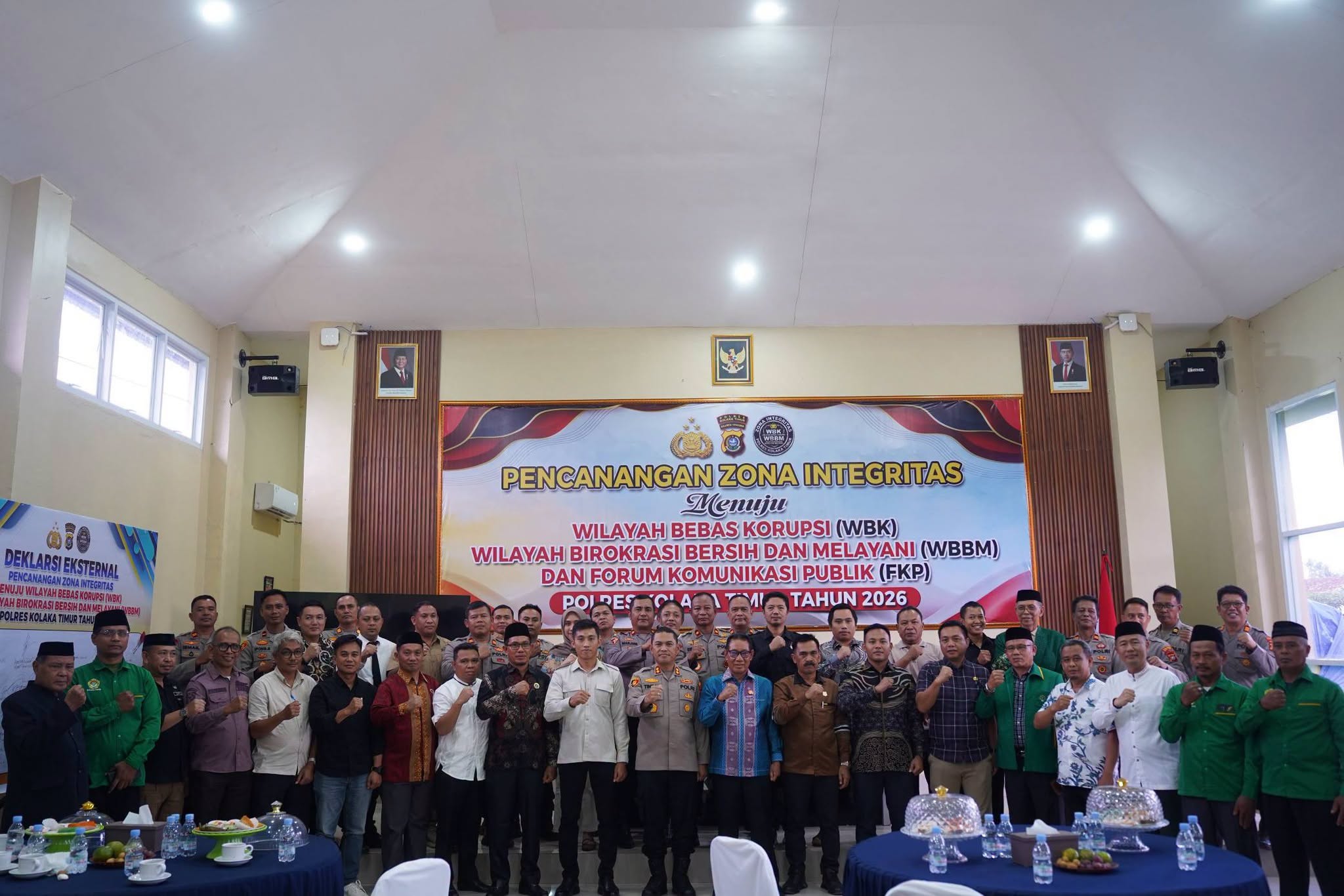 Foto_bersama_Pencanangan_zona_Integritas_Polres_Koltim