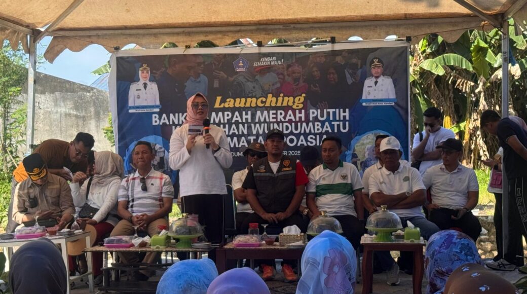 Wali Kota Kendari Launching Bank Sampah Bank Sampah